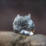Fenrir Viking Wolf Ring Sterling Silver - Northlord