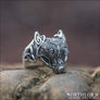 Fenrir Viking Wolf Ring Sterling Silver - Northlord