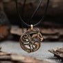 Fenrir Wolf Pendant Necklace Bronze - Northlord