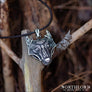 Fenrir Wolf Pendant Sterling Silver Northlord