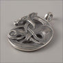 Fenrir Wolf Pendant Sterling Silver - Northlord