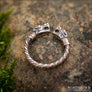 Fenrir Wolf Ring Adjustable Bronze - Northlord