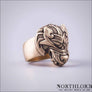 Fenrir Wolf Ring Bronze Northlord PK