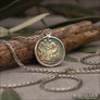 Greek Stater Coin Pendant Wrestlers Sterling Silver - Northlord