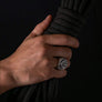 Hail Odin Ring With Runes Sterling Silver Northlord PK