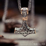 Thor’s Hammer Pendant Necklace Gold Gilt Stainless Steel - Northlord