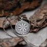 Helm Of Awe Pendant With Runes Sterling Silver - Northlord