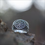 Helm Of Awe Ring Norse Ornaments Sterling Silver - Northlord