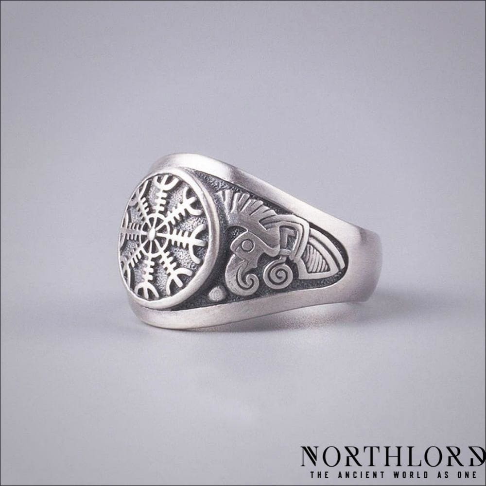 Helm Of Awe Ring Sterling Silver - Northlord-PK