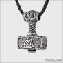 Huge Mjolnir Pendant Double Sided Sterling Silver Northlord