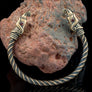 Hugin and Munin Armring Vendel Style Bronze - Northlord