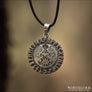 Hugin and Munin Pendant With Runes Sterling Silver - Northlord