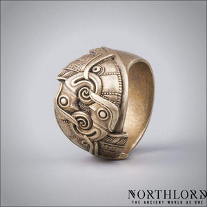 Hugin and Munin Ring Bronze - Northlord - PK