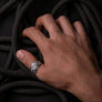 Hugin and Munin Ring Silvered Bronze - Northlord-PK