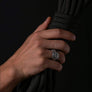 Hugin and Munin Ring Silvered Bronze - Northlord-PK