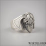 Hugin Odin’s Raven Ring Sterling Silver - Northlord-PK