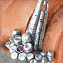 Thor’s Hammer Pendant Basalt Columns Sterling Silver - Northlord