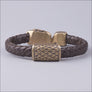 Jormungandr Leather Bracelet Bronze Northlord PK