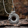 Jormungandr Pendant With Runes Sterling Silver - Northlord