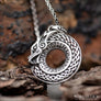 Jormungandr Pendant With Runes Sterling Silver - Northlord