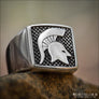 King Lacedaemon Spartan Ring Sterling Silver - Northlord