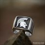 King Lacedaemon Spartan Ring Sterling Silver - Northlord