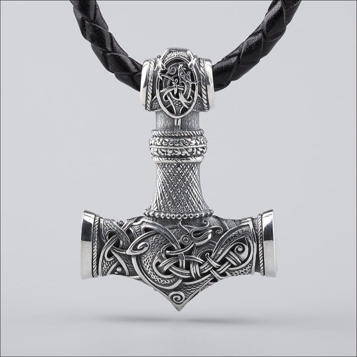 Large Thor’s Hammer Pendant Sterling Silver - Northlord - PK