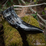 Large Natural Drinking Horn Curved Style - Northlord