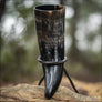 Large Natural Drinking Horn Curved Style - Northlord