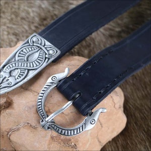 Leather Viking Borre Beast Black - Northlord
