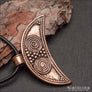 Lunula Pendant With Spiral Motifs Bronze - Northlord