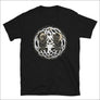 Men’s Viking T-shirt With Wolves Skoll and Hati Black - Northlord