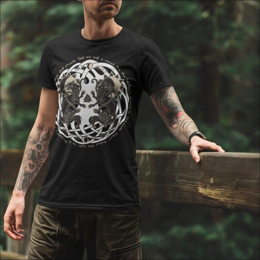 OM3® T-shirt Viking Pour Femme - Valhalla Viking Skull Warrior Berserker Guerrier - S - XXL, Blanc., S