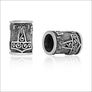 Mjolnir Beard Bead Scania Sterling Silver - Northlord
