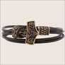 Mjolnir Bracelet With Viking Bead Bronze Northlord