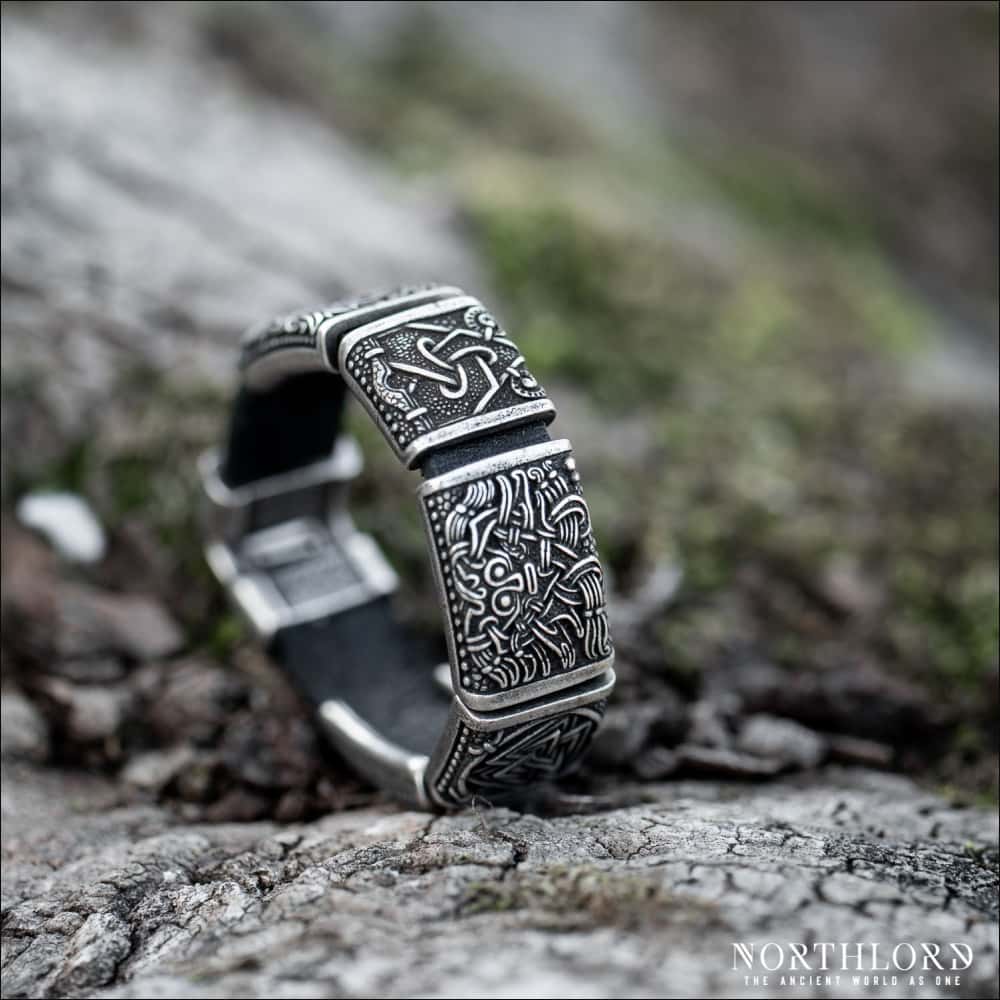 Modern Viking Bracelet With Mammen Beads Northlord PK