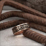 Norse Band Ring With Runes Bronze - Northlord
