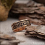 Norse Band Ring With Runes Bronze - Northlord