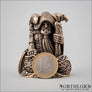 Odin Figurine Statuette Bronze Northlord PK