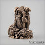 Odin Figurine Statuette Bronze Northlord PK