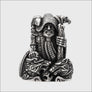 Odin Figurine Statuette Silvered Bronze Northlord
