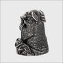 Odin Figurine Statuette Silvered Bronze Northlord