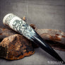 Odin With Ravens Drinking Horn Carved - Northlord