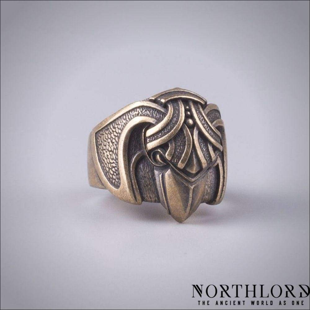 Odin's ravens Bronze Ring, Handmade