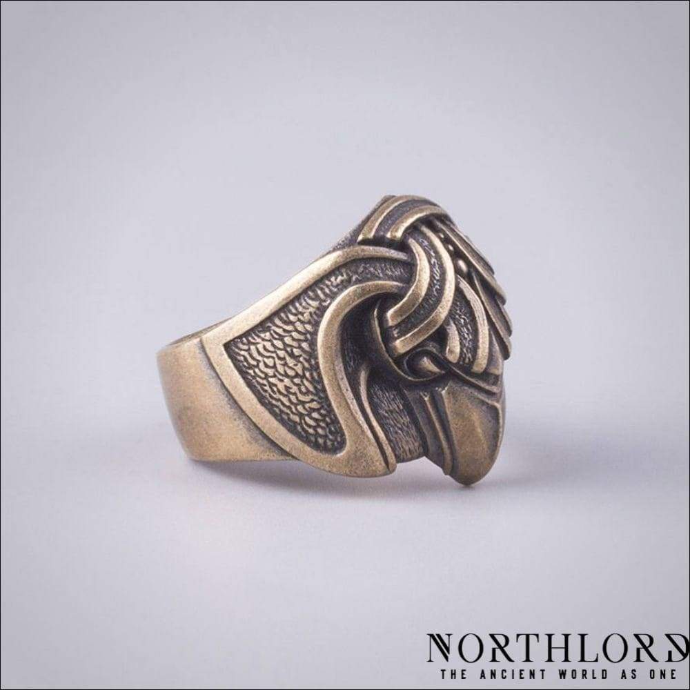 Odin's Raven Ring Huggin Bronze Northlord PK