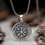 Vegvisir Pendant With Infinity Knotwork Sterling Silver - Northlord