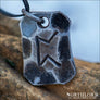 Perthro Rune Pendant Hand-Forged - Northlord