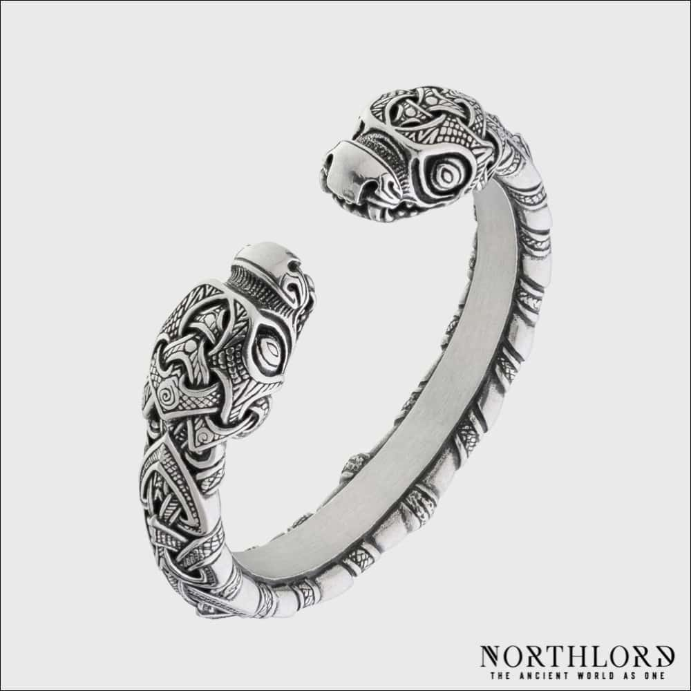 Replica Viking Arm Ring With Dragon Heads