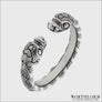 Replica Viking Arm Ring With Dragon Heads Northlord