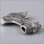 Ringerike Thor’s Hammer Pendant With Ravens Sterling Silver Northlord PK